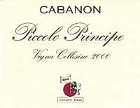 Oltrep Pavese Rosso Piccolo Principe Vigna Collesino 2001, Fattoria Cabanon (Italia)