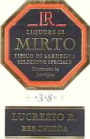 Liquore di Mirto Selezione Speciale, Lucrezio R. Distilleria Berchidda (Italia)