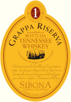 Grappa Riserva Botti da Tennessee Whiskey, Sibona (Italy)
