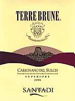 Carignano del Sulcis Rosso Superiore Terre Brune 1999, Santadi (Italia)