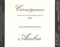Carmignano Santa Cristina in Pilli 2003, Fattoria Ambra (Italia)