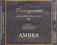Carmignano Riserva Le Vigne Alte Montalbiolo 2003, Fattoria Ambra (Italia)