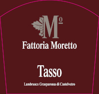 Lambrusco Grasparossa di Castelvetro Tasso 2019, Fattoria Moretto (Italia)