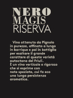 Friuli Colli Orientali Rosso Riserva Nero Magis 2016, Magis (Italia)