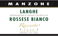Langhe Rossese Bianco Rosserto 2020, Manzone Giovanni (Italia)