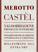 Valdobbiadene Prosecco Superiore Extra Dry Castl 2015, Merotto (Veneto, Italy)