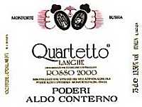 Langhe Rosso Quartetto 2000, Poderi Aldo Conterno (Italia)