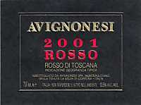 Rosso Avignonesi 2001, Avignonesi (Italia)