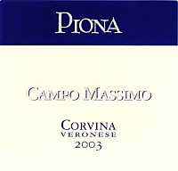 Campo Massimo 2003, Albino Piona (Italy)