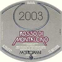 Rosso di Montalcino 2003, Mastrojanni (Italia)