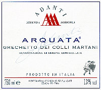 Grechetto dei Colli Martani 2007, Adanti (Italy)