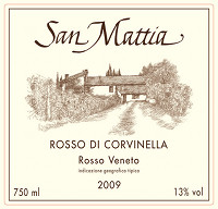 San Mattia Rosso di Corvinella 2009, Giovanni Ederle (Italy)