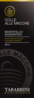 Montefalco Sagrantino Colle alle Macchie 2013, Tabarrini (Italy)