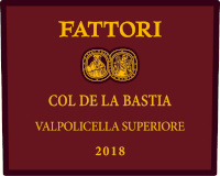 Valpolicella Superiore Col de la Bastia 2018, Fattori (Italia)