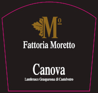 Lambrusco Grasparossa di Castelvetro Canova 2019, Fattoria Moretto (Italia)