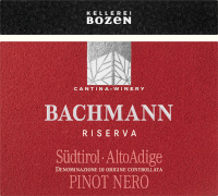 Alto Adige Pinot Nero Riserva Bachmann 2020, Cantina Produttori Bolzano (Italy)