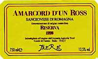 Sangiovese di Romagna Riserva\\Amarcord d'un Ross 1999, TreRè