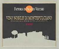 Vino Nobile di Montepulciano 1999, Fattoria di Palazzo Vecchio (Italia)