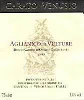 Aglianico del Vulture Carato Venusio 1999, Cantina di Venosa (Italy)