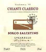 Chianti Classico Lucarello Riserva 1999, Borgo Salcetino (Italy)