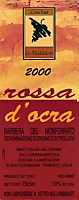 Barbera del Monferrato Rossad'Ocra 2000, Cascina Maddalena (Italy)