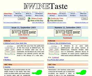 DiWinetaste's new web site