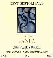 Sforzato di Valtellina Canua 2001, Conti Sertoli Salis (Italy)