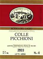 Colle Picchioni Rosso 2003, Colle Picchioni (Italia)