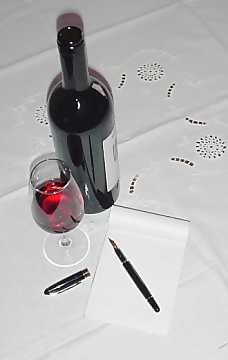 Taking notes during tasting is useful for
improving the taster's capacities