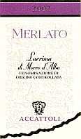 Lacrima di Morro d'Alba Merlato 2003, Accattoli (Italy)