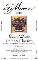 Chianti Classico Riserva Don Alberto 2001, Le Miccine (Italy)