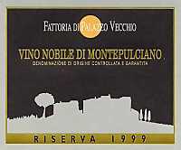 Vino Nobile di Montepulciano Riserva 1999, Fattoria di Palazzo Vecchio (Italy)