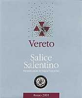 Salice Salentino Rosso Vereto 2001, Vallone (Italia)