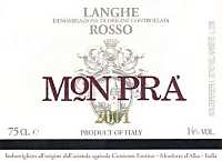 Langhe Rosso Monprà 2001, Conterno Fantino (Italy)