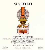 Grappa di Arneis 2003, Santa Teresa Marolo (Piedmont, Italy)