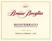 Monferrato Rosso Bruno Broglia 2003, Broglia (Piedmont, Italy)