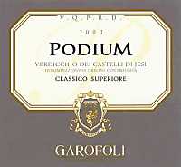 Verdicchio dei Castelli di Jesi Classico Superiore Podium 2003, Garofoli (Marche, Italia)
