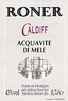 Acquavite di Mele Caldiff Privat 2004, Roner (Alto Adige, Italy)