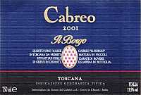 Cabreo Il Borgo 2001, Tenute Folonari (Toscana, Italia)