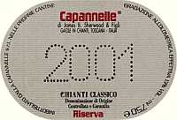 Chianti Classico Riserva 2001, Capannelle (Tuscany, Italy)