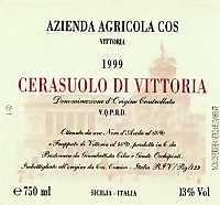 Cerasuolo di Vittoria 2003, COS (Sicilia, Italia)