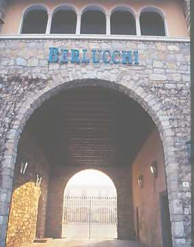 The entrance of Guido Berlucchi winery