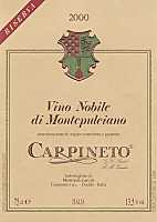 Vino Nobile di Montepulciano Riserva 2000, Carpineto (Toscana, Italia)