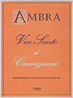 Vin Santo di Carmignano 1999, Fattoria Ambra (Tuscany, Italy)