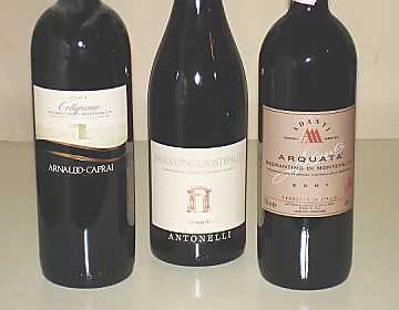 The three Sagrantino di Montefalco
of our comparative tasting