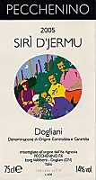Dolcetto di Dogliani Siri d'Jermu 2005, Pecchenino (Piedmont, Italy)