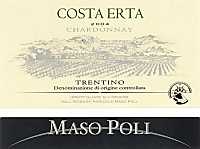 Trentino Chardonnay Costa Erta 2004, Maso Poli (Trentino, Italy)