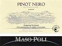 Trentino Superiore Pinot Nero 2004, Maso Poli (Trentino, Italia)