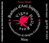Barbera d'Asti Superiore Nizza Vigna delle Rose 2004, Franco Mondo (Piemonte, Italia)