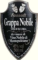 Grappa Nobile Stravecchia, Fassati (Toscana, Italia)